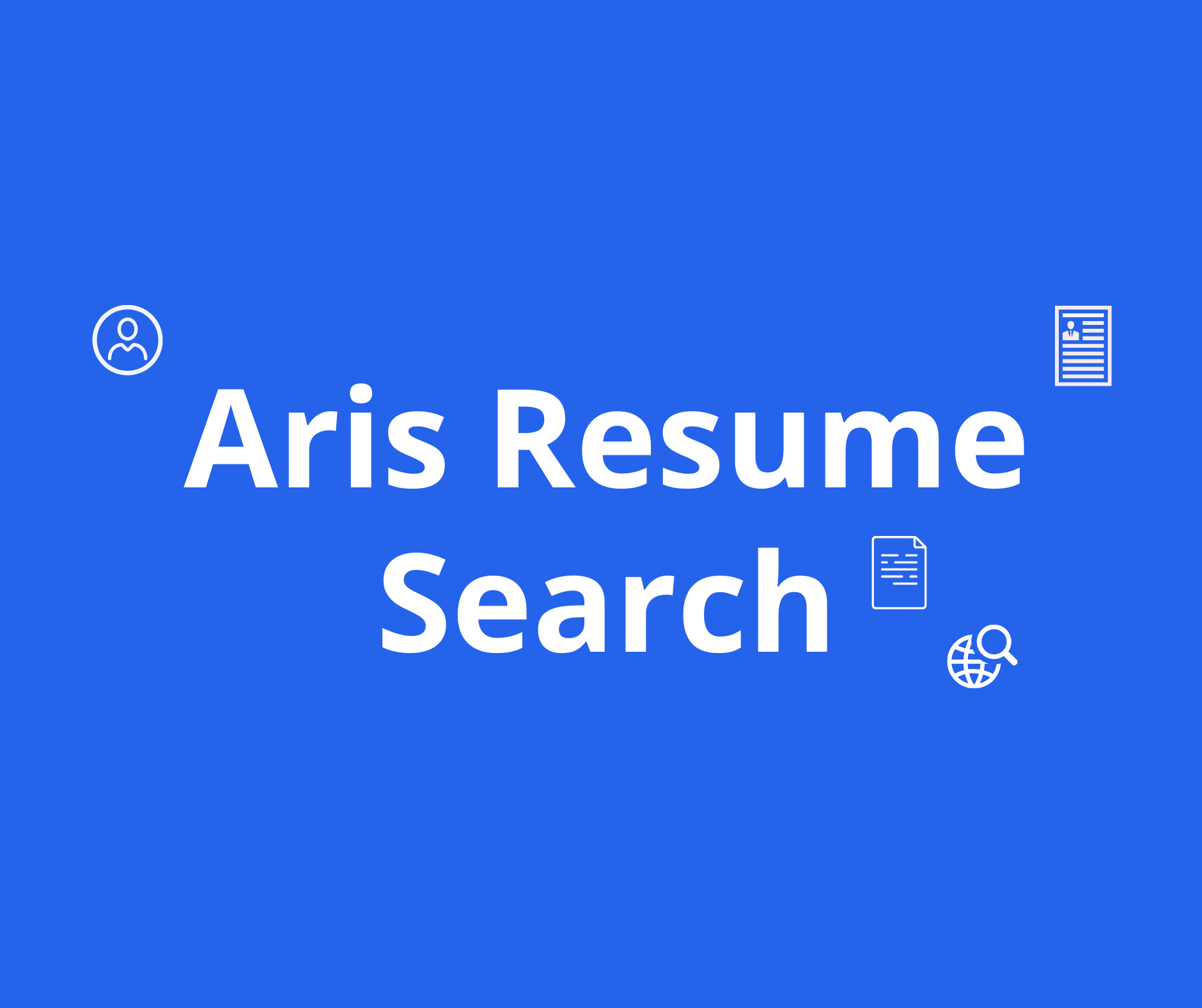 Aris Resume Search